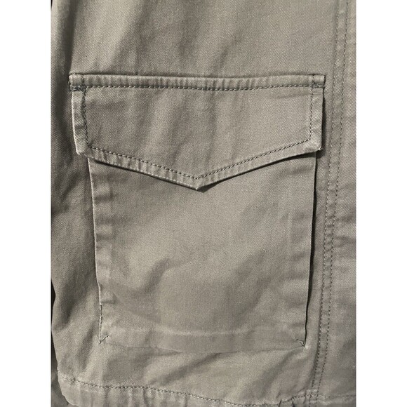 Caslon Nordstrom Women's Jacket Olive Green Utility Military Cargo S - Picture 4 of 9